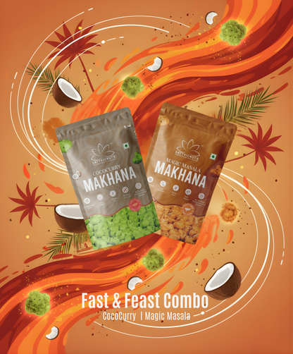 Fast & Feast Combo - CocoCurry + Magic Masala Makhana