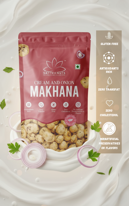 Cream and Onion Makhana