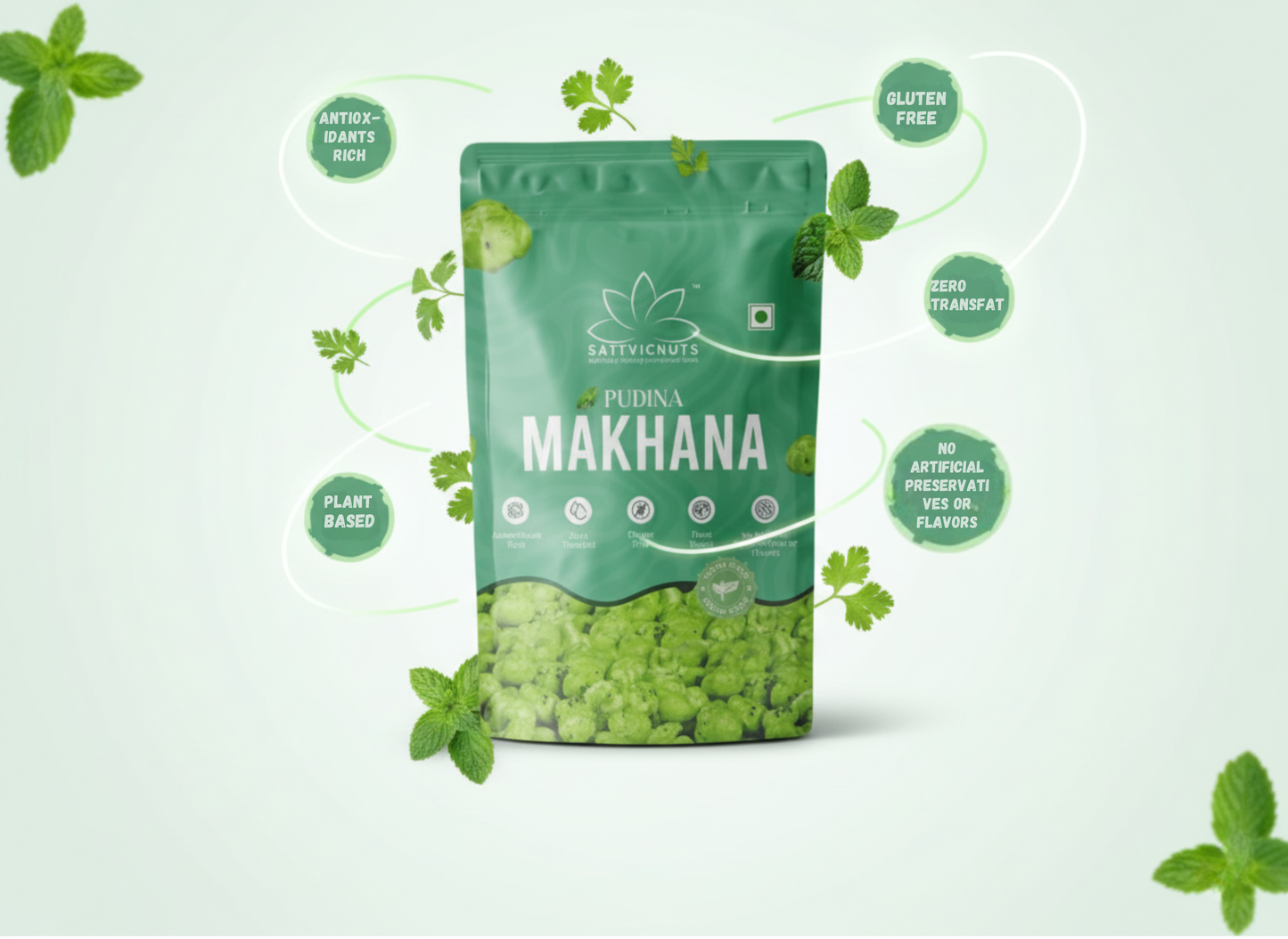 Pudina Makhana
